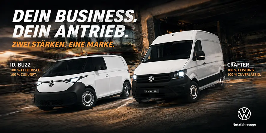 Vw Crafter Vw Id.Buzz kurrierdienst Logistik spediton firmenwagen